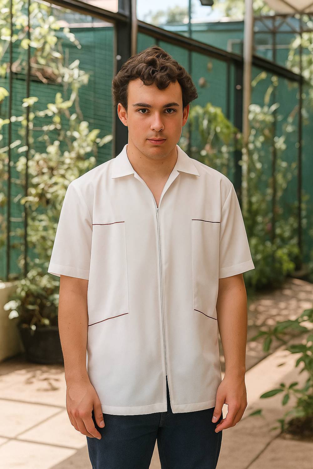 Cierre chaqueta con cierre y vivo burdeo 1679 (2)