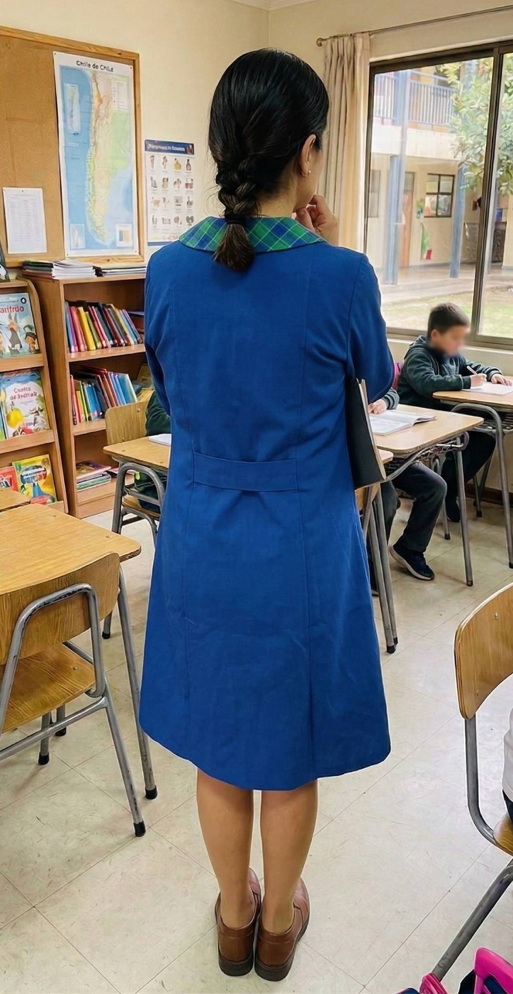 Manantial azulino cuello cuadrillé verde 1887 (1)